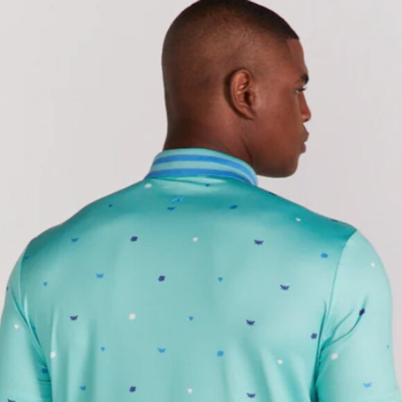 NWT New Redvanly Men's Langham Polo Extra Large XL Golf Shirt Luxury Top Stretch - Picture 2 of 7